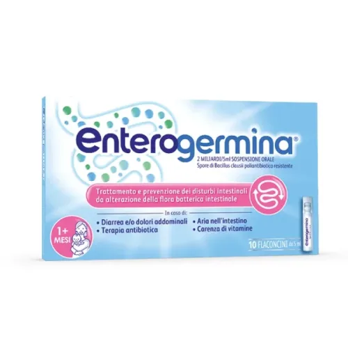 ENTEROGERMINA 2 MILIARDI - 10 Flaconcini Orali