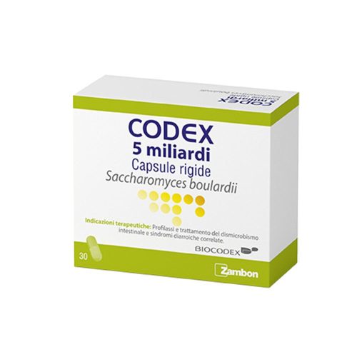 CODEX 5 MILIARDI Saccharomyces boulardii - 30 Capsule Rigide