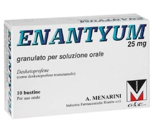 ENANTYUM 25MG Dexketoprofene - Granulato per Soluzione Orale 10 Bustine