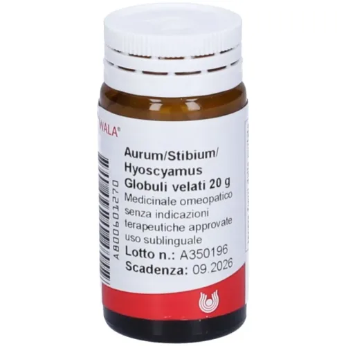 Wala Aurum Stibium Hyoscyamus globuli velati 20g