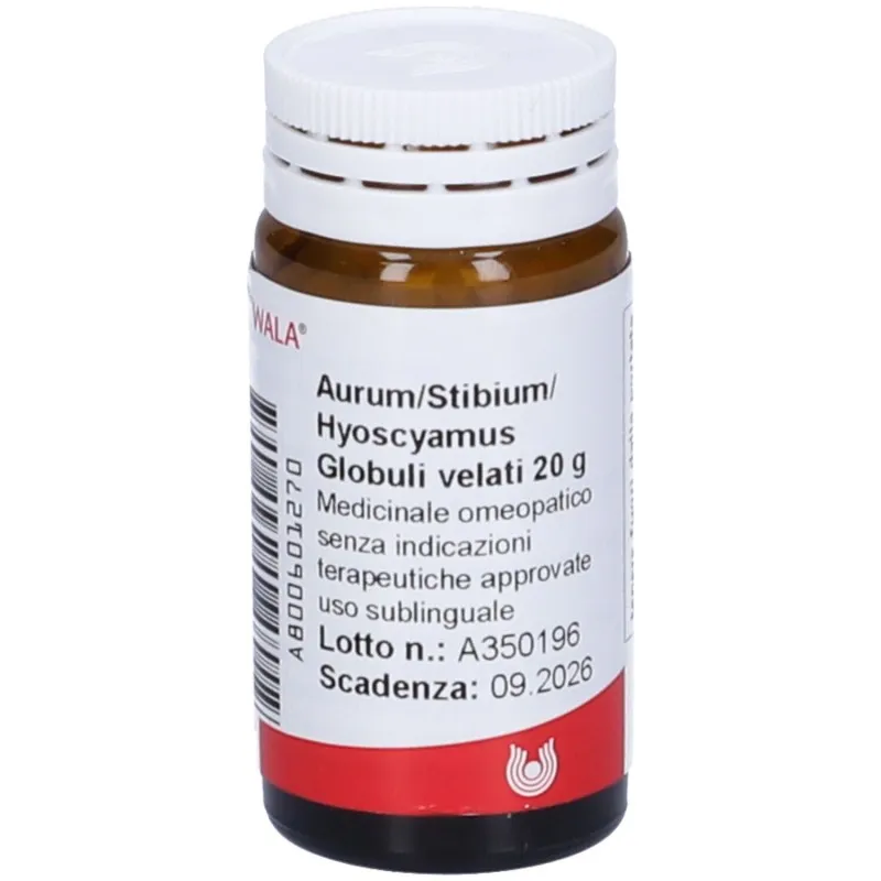 Wala Aurum Stibium Hyoscyamus globuli velati 20g