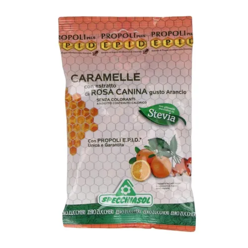 EPID - 24 Caramelle Propoli Rosa Canina Gusto Arancia