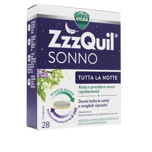 VICKS ZZZQUIL SONNO TUTTA LA NOTTE 28 COMPRESSE