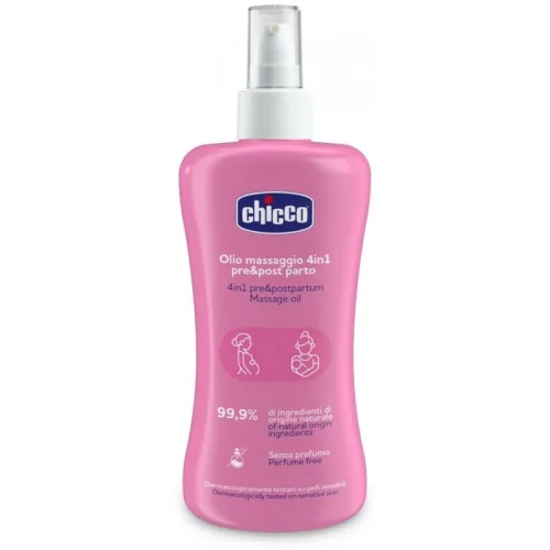 Chicco olio massaggio 4 in 1 pre&post parto 222 ml