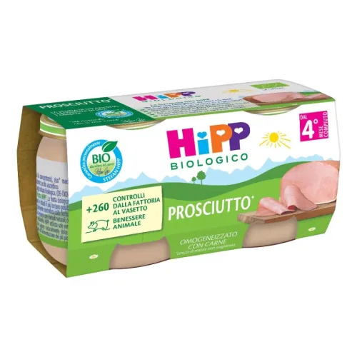 Hipp Bio Omogeneizzato Prosciutto - 2 x 80g