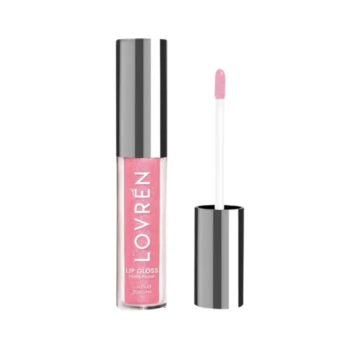 Lovren Make Up  GL1 Lip Gloss Nude-Plump Volumizzante Labbra, 1.1g