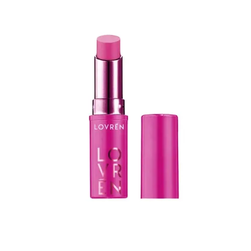 Lovren Make Up LB3 Lip Stick Balm Color Boost Burro Cacao Colorato Fucsia, 3.5g