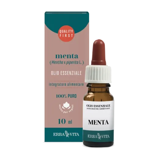 Erba Vita Olio Essenziale Menta Intestino e Digestione 10ml