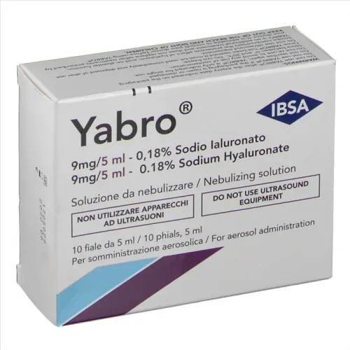 Yabro Sodio Ialuronato 0,18% Soluzione Da Nebulizzare 10 Fiale