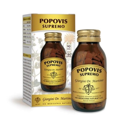 Popovis Supremo Integratore per il benessere intestinale 180 Pastiglie