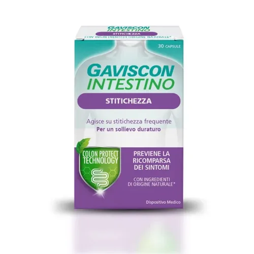 Gaviscon Intestino Stitichezza Dispositivo Medico, 30 Capsule