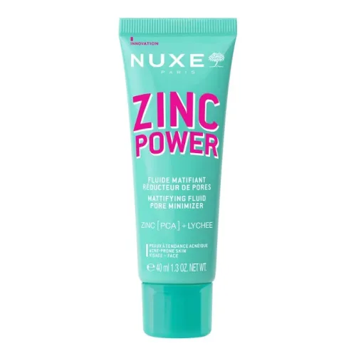 Nuxe Zinc Power - Fluido Viso Opacizzante e Riduttore di Pori, 40ml
