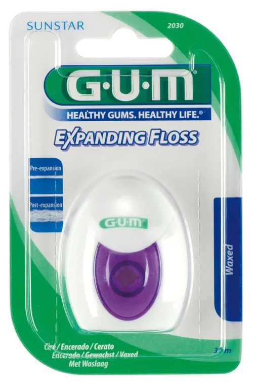 GUM Expanding Floss Filo Interdentale 30m