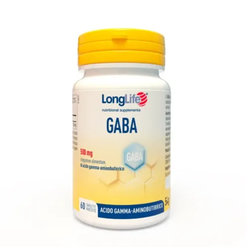  Longlife Gaba Integratore per Rilassamento e Benessere 500mg 60 Tavolette