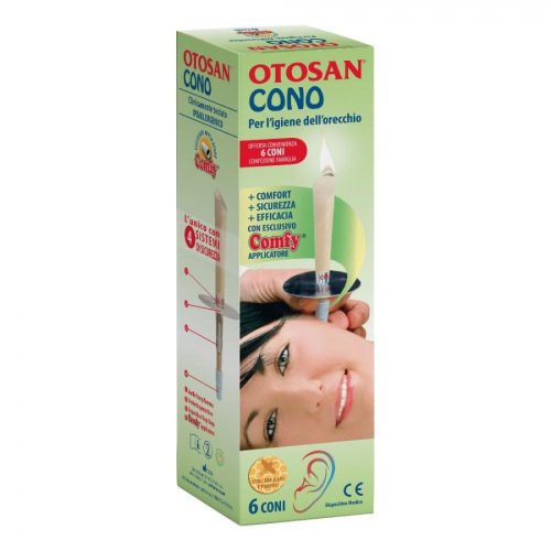 Otosan Cono Per L'Igiene Orecchio Con Propoli 6 Pezzi